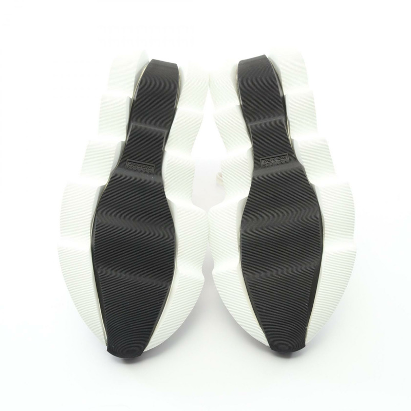 愛馬仕 Envol 運動鞋 #40 1/2 麂皮材質 白色 灰色 黑色 二手 男款-3