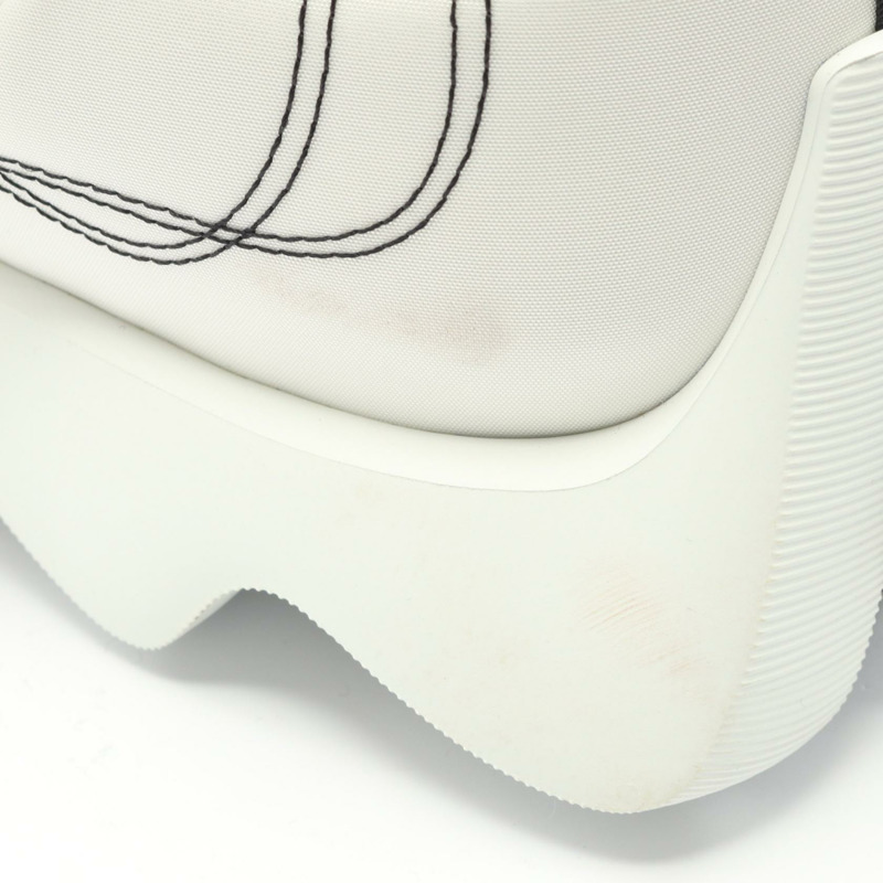 愛馬仕 Envol 運動鞋 #40 1/2 麂皮材質 白色 灰色 黑色 二手 男款-8