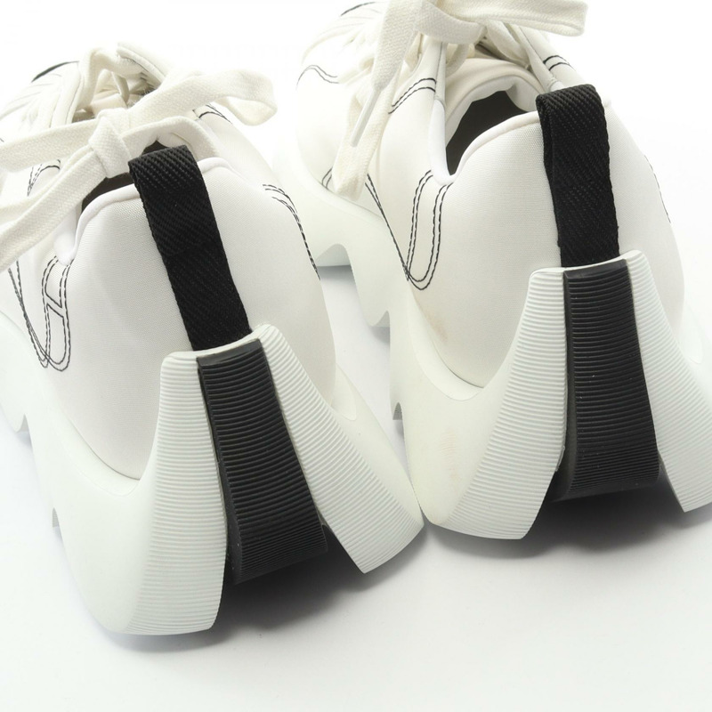 愛馬仕 Envol 運動鞋 #40 1/2 麂皮材質 白色 灰色 黑色 二手 男款-10