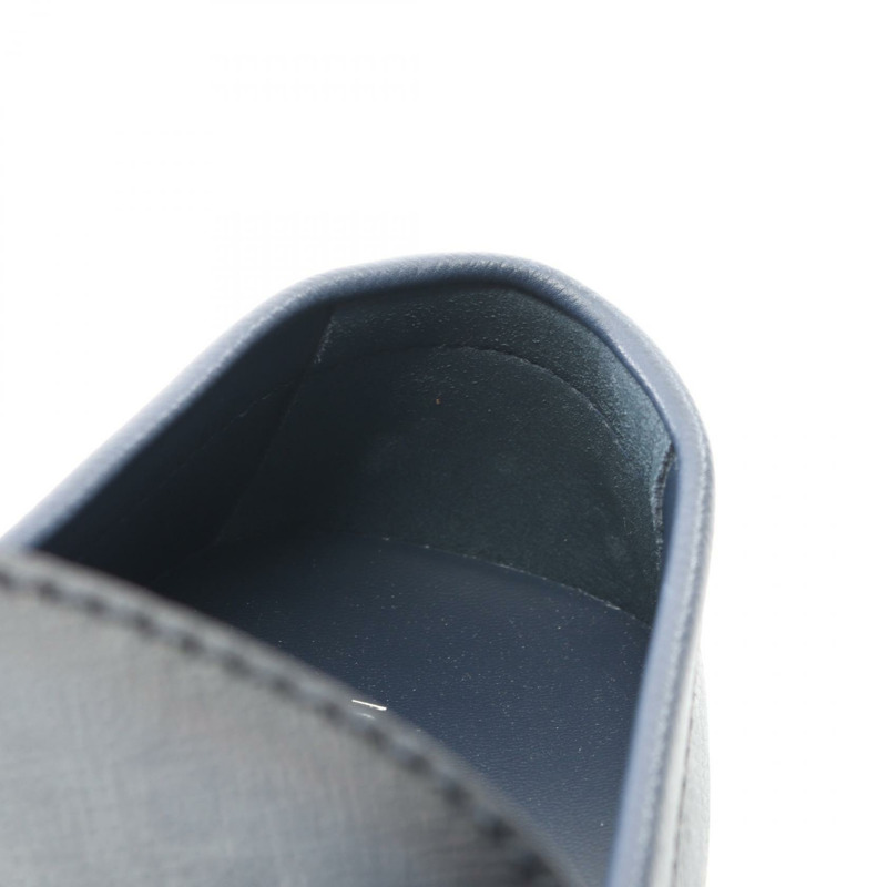 路易威登 Hockenheimring 休閒鞋,平底皮革,海軍藍,二手男士8.5碼-7