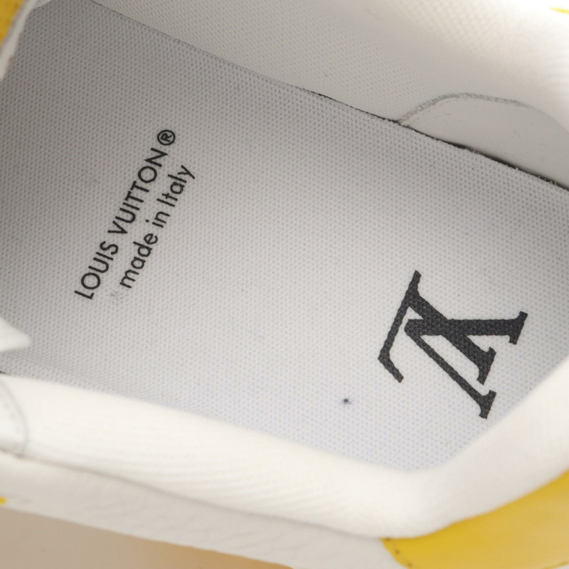 路易威登 LV 運動鞋系列 YK 皮革 白色 黃色 二手 男士 #7-4