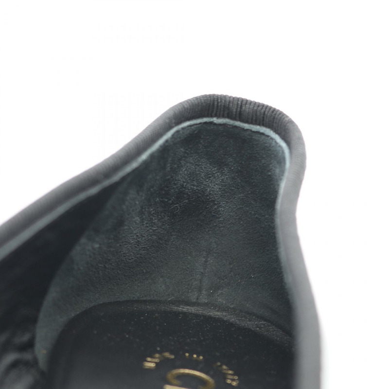 香奈兒芭蕾舞鞋平底鞋 #37 G02819 黑色漆皮二手女款 CC-7