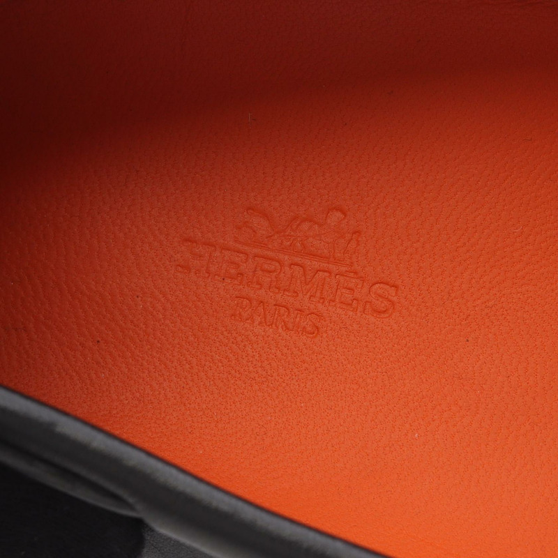 愛馬仕 Irving 黑色真皮男士莫卡辛鞋（二手）-4