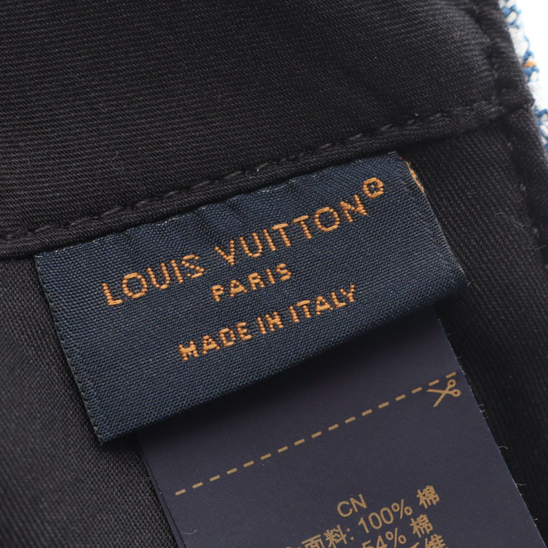 路易威登 LV 鳥形 Damier 棒球帽 M5048L 棉 藍色 多色 二手 男士-3