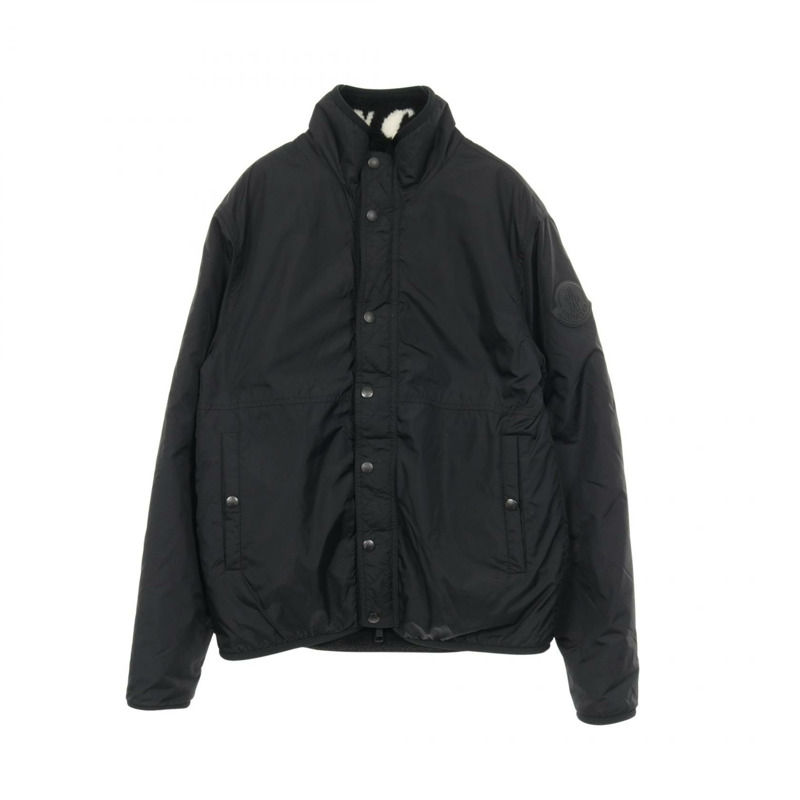 MONCLER 抓絨外套 其他夾克 聚酯纖維 黑色 二手 男士-2