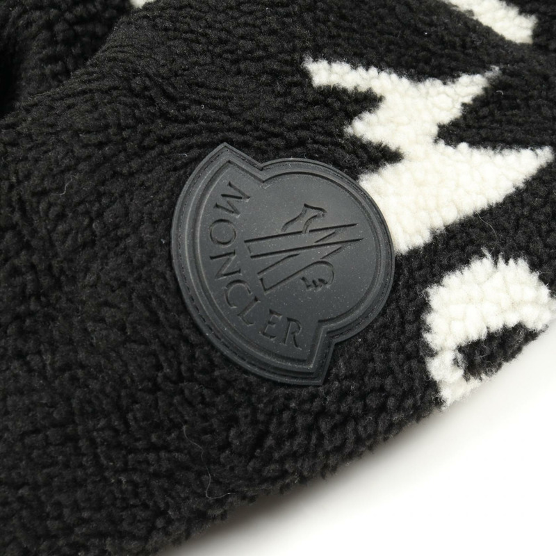 MONCLER 抓絨外套 其他夾克 聚酯纖維 黑色 二手 男士-5