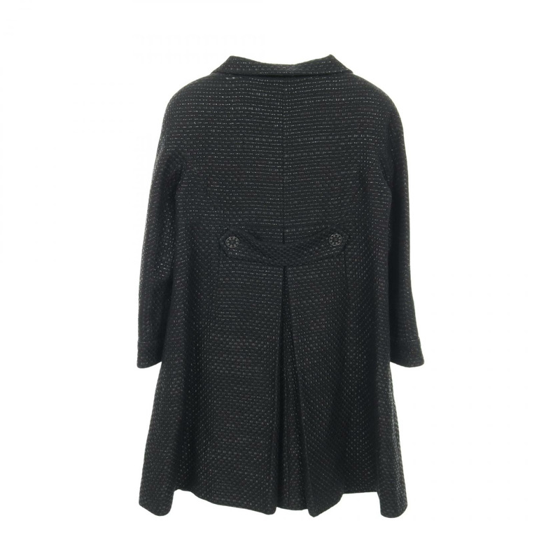 香奈兒 COCO 標誌紐帶 其他外套 P53180V39572 棉質 黑色 二手 女士-1