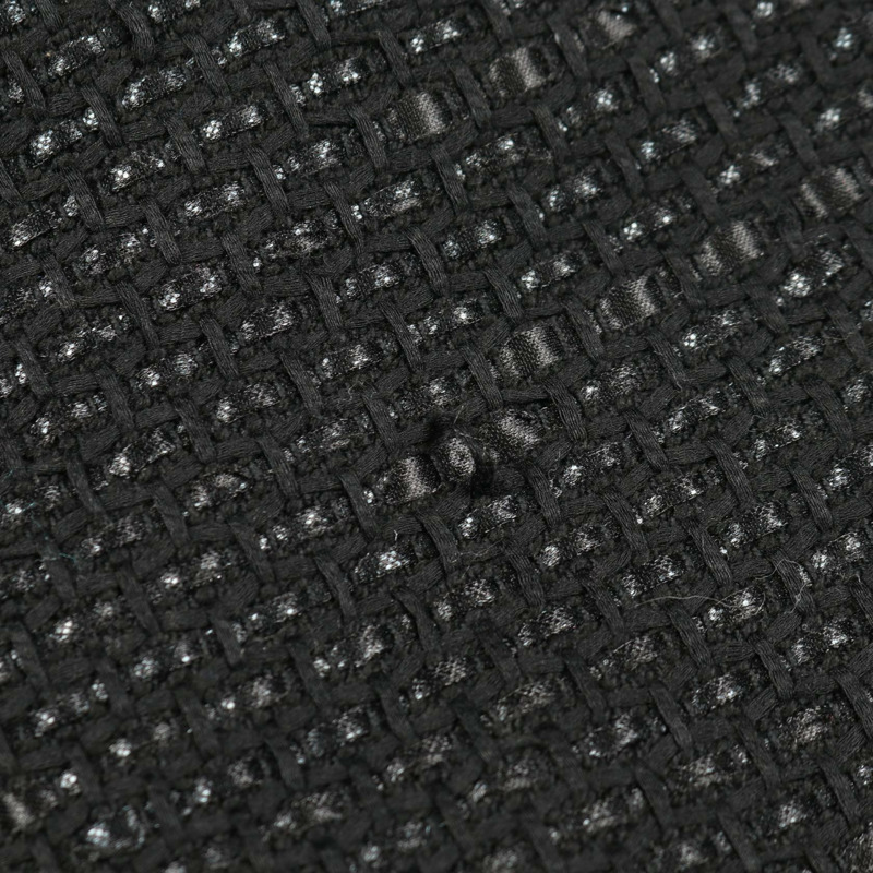 香奈兒 COCO 標誌紐帶 其他外套 P53180V39572 棉質 黑色 二手 女士-5