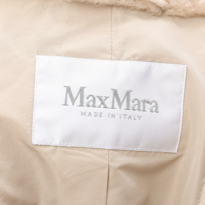 MAX MARA GATTO 泰迪熊外套 其他外套 羊毛羊駝毛 米色 灰色 二手 女款-2