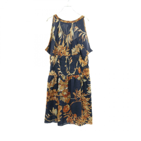 香奈兒無袖長洋裝 #42 真絲海軍藍多色二手女裝