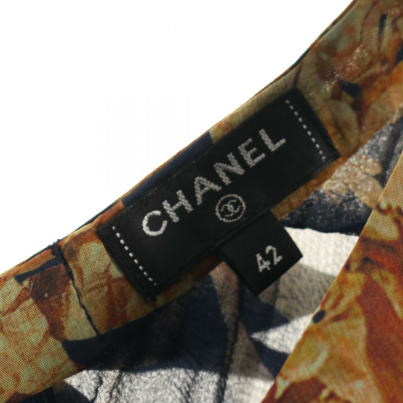 香奈兒無袖長洋裝 #42 真絲海軍藍多色二手女裝-2