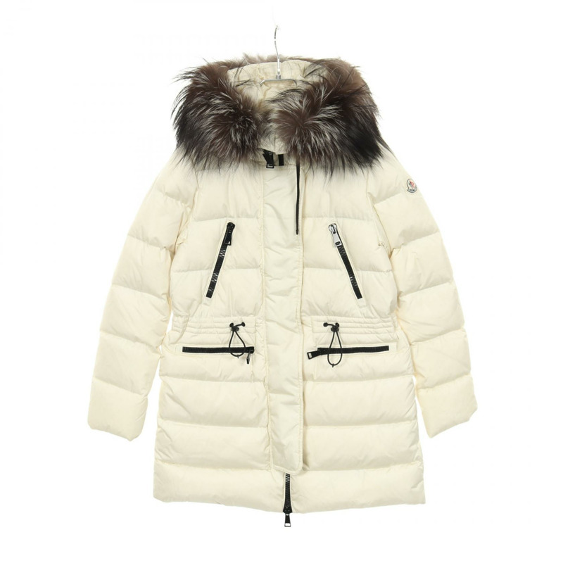 MONCLER APHROTITI Affilotti 羽絨外套 4988525 尼龍 白色 二手 女款-0