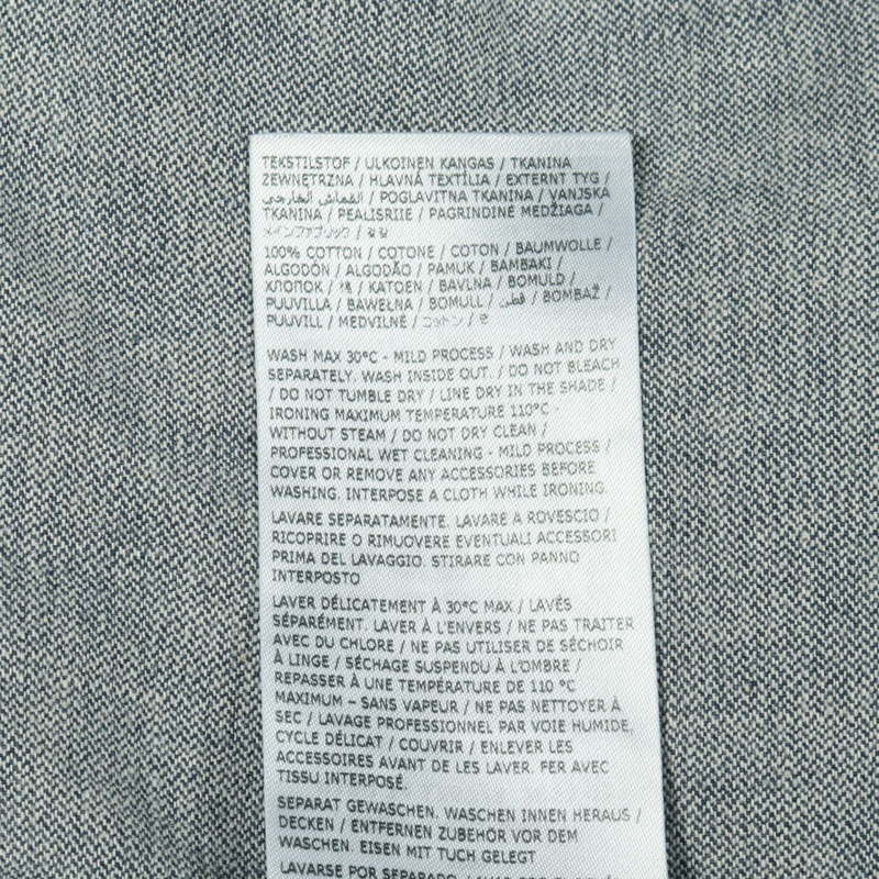 Maison Margiela 牛仔運動夾克束口襯衫 #46 棉藍色二手男式-4