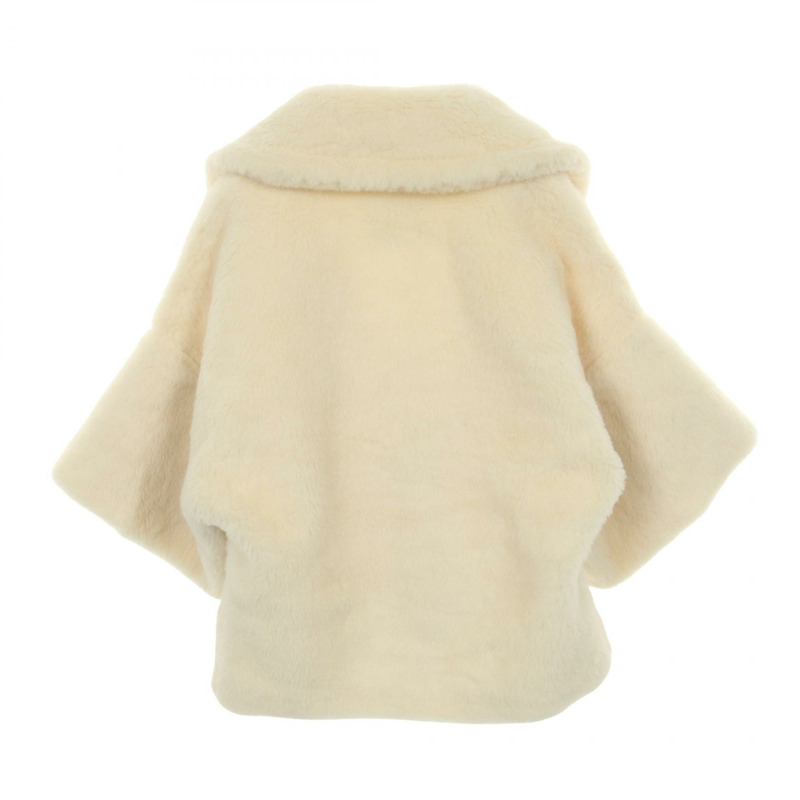 MAX MARA 泰迪熊 其他外套 羊駝毛 白色 二手 女款-1