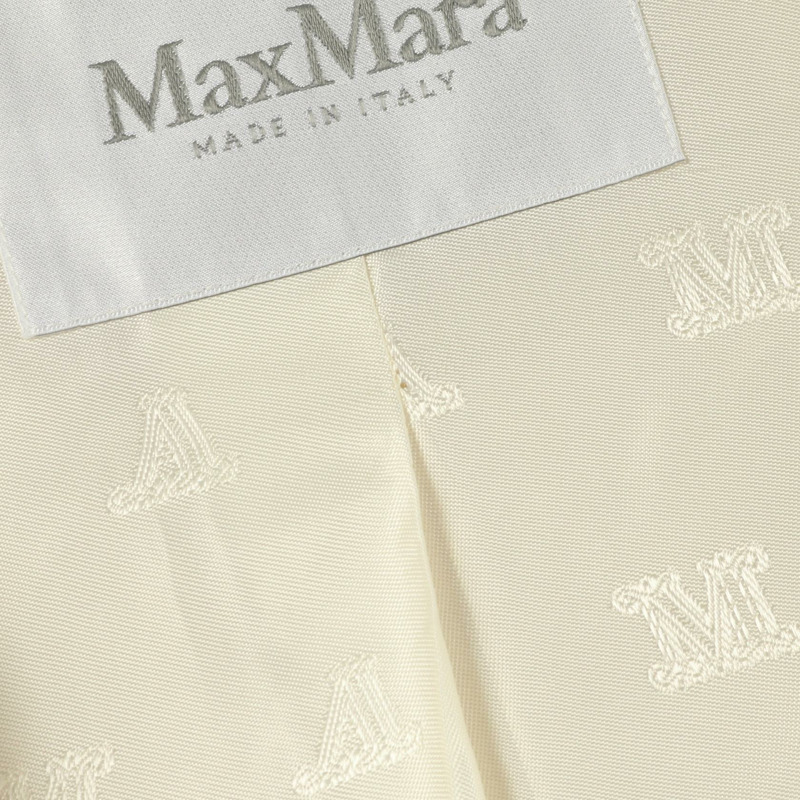 MAX MARA 泰迪熊 其他外套 羊駝毛 白色 二手 女款-5