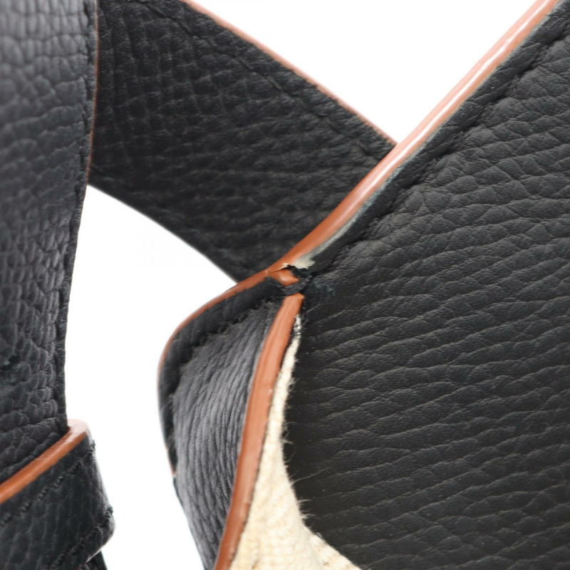 LOEWE Hammock 小號單肩手提斜背包,黑色真皮,二手女款-6