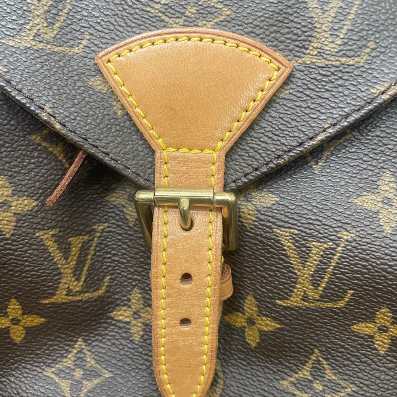 二手正品經典復古包 LV後背包中款-1