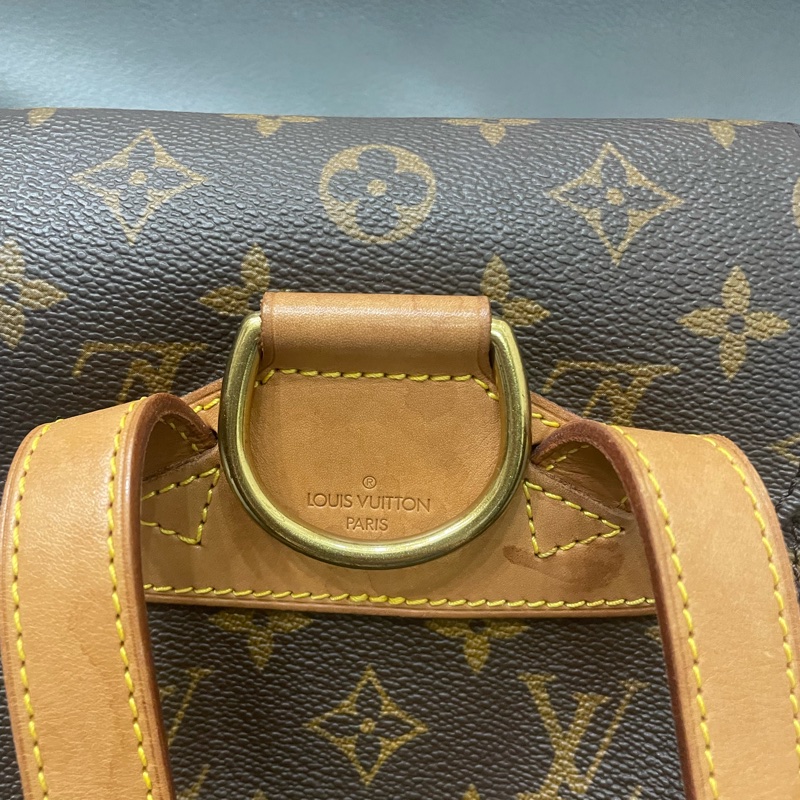 二手正品經典復古包 LV後背包中款-4