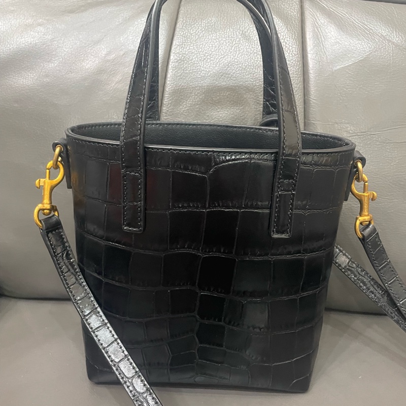YSL鱷魚紋MINI托特包～-1
