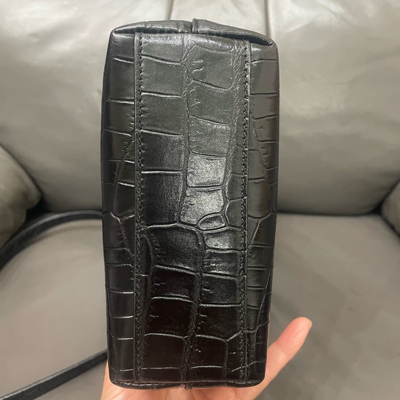 YSL鱷魚紋MINI托特包～-2