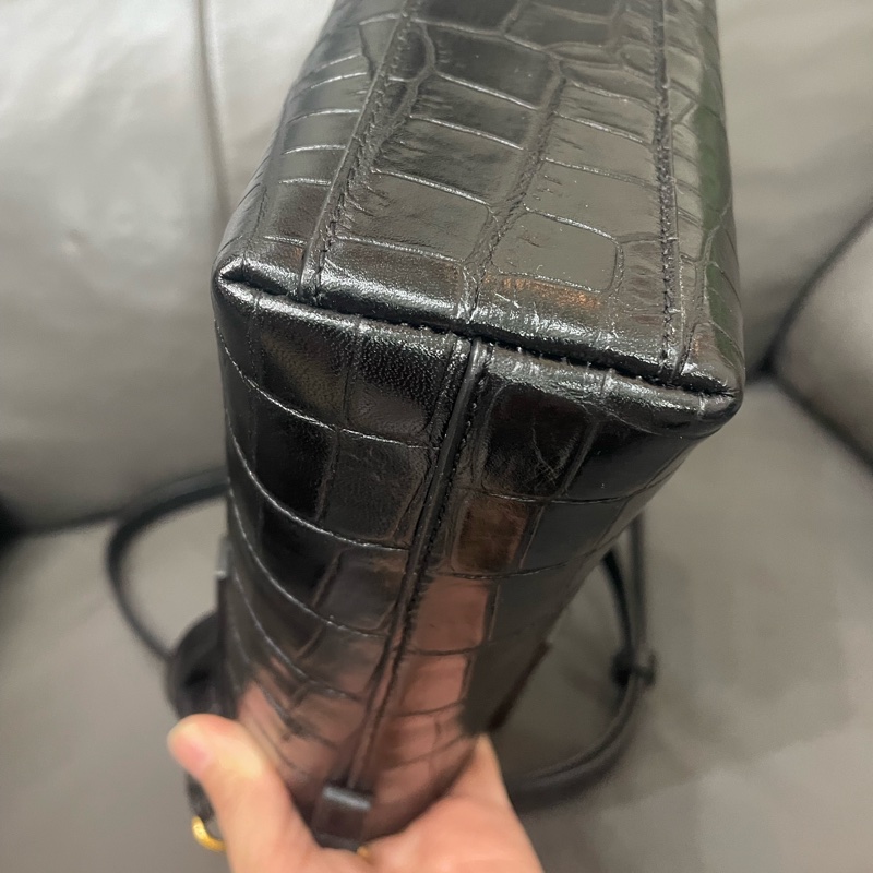 YSL鱷魚紋MINI托特包～-4