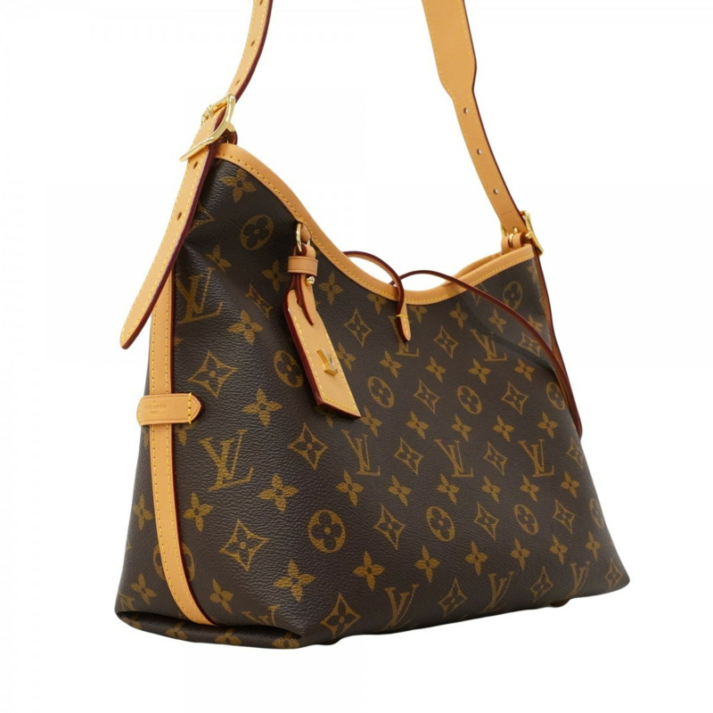 路易威登 Monogram Carryall NM PM 單肩包 M46203 棕色 女士-1