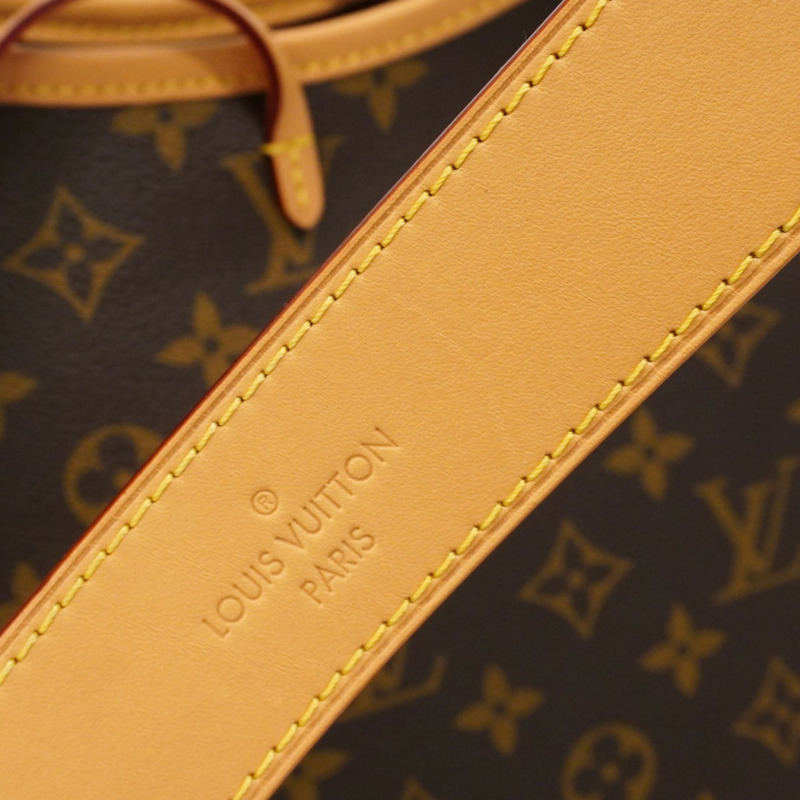 路易威登 Monogram Carryall NM PM 單肩包 M46203 棕色 女士-7