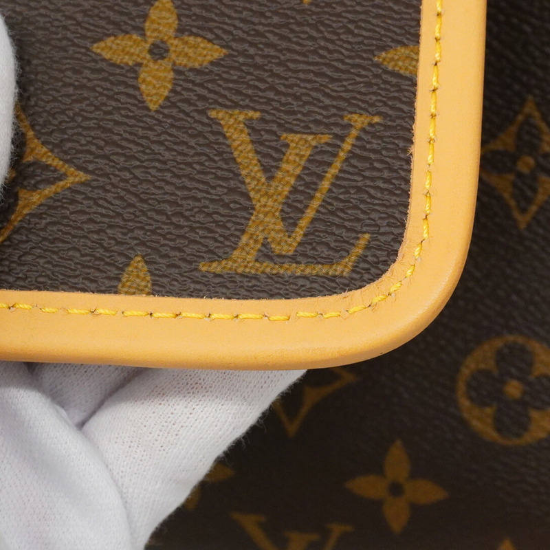 路易威登 Monogram Carryall NM PM 單肩包 M46203 棕色 女士-8