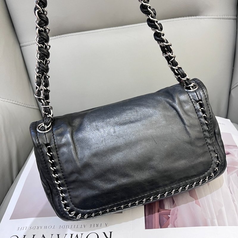 香奈兒/Chanel 滾邊南瓜腋下機場包-7