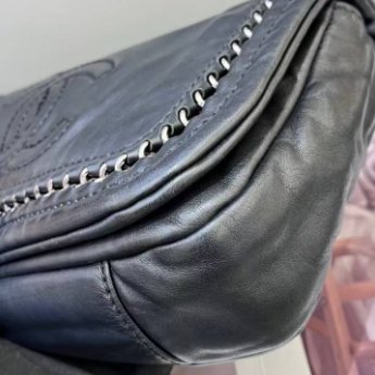 香奈兒/Chanel 滾邊南瓜腋下機場包-9