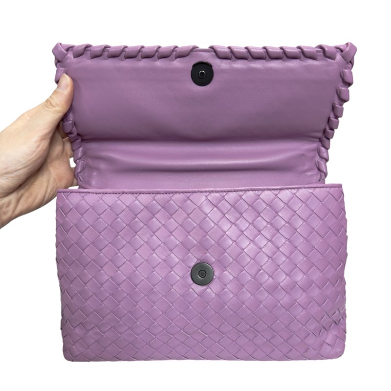 BOTTEGA VENETA Olimpia 織皮 鏈條包-14