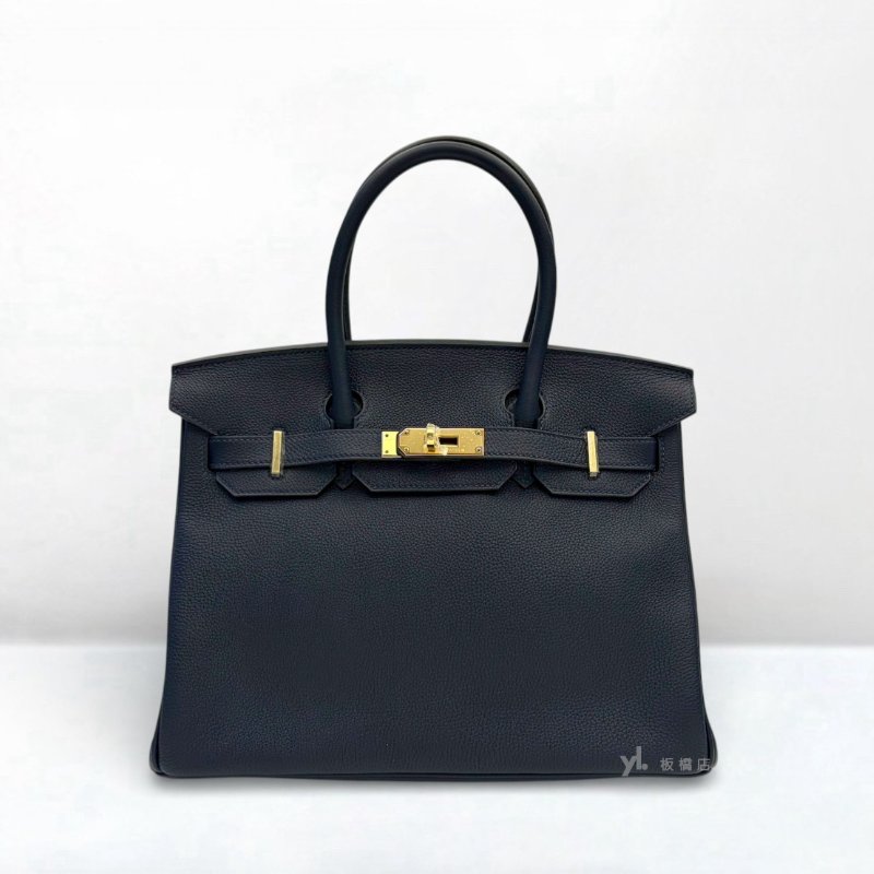 S5299-Hermes 2Z午夜藍金釦TOGO皮 Birkin 30-0