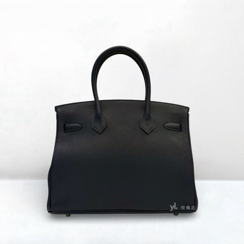 S5299-Hermes 2Z午夜藍金釦TOGO皮 Birkin 30-3