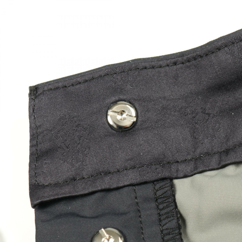 鉻心牌男士皮褲，尼龍材質，海軍藍/黑色，二手。-8