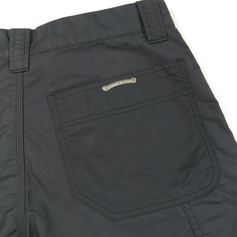 鉻心牌男士皮褲，尼龍材質，海軍藍/黑色，二手。-11