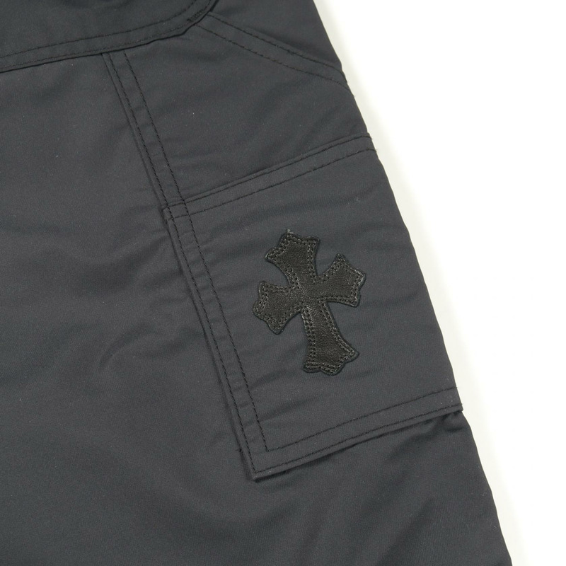 鉻心牌男士皮褲，尼龍材質，海軍藍/黑色，二手。-12