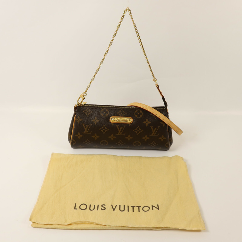LOUIS VUITTON Monogram Eva金扣手挽肩背兩用袋-8