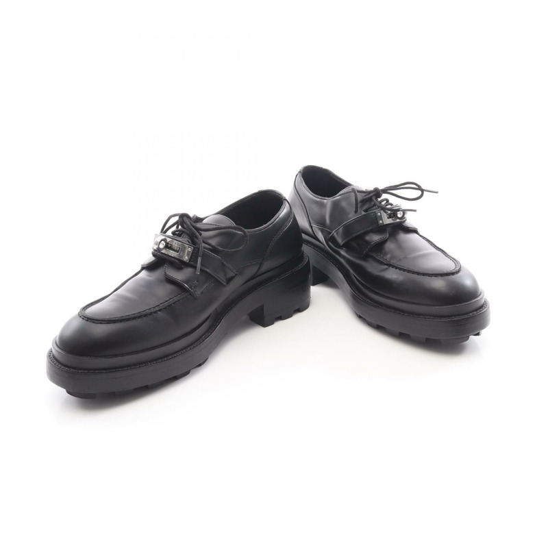 愛馬仕 (HERMES) First Kelly 搭扣樂福鞋，黑色真皮，二手女款，39碼-2