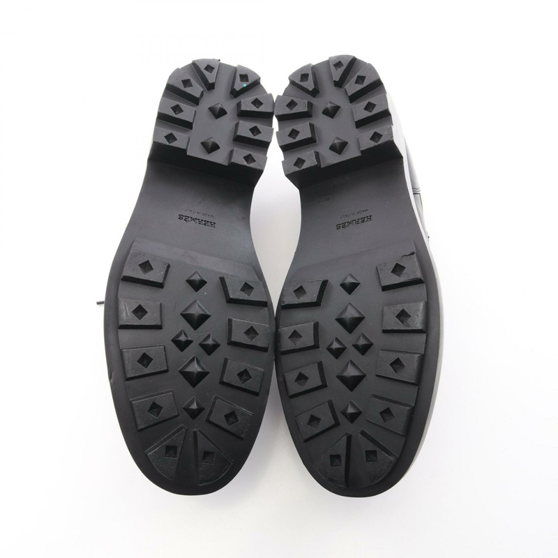 愛馬仕 (HERMES) First Kelly 搭扣樂福鞋，黑色真皮，二手女款，39碼-3