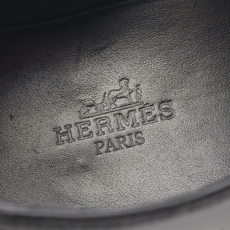 愛馬仕 (HERMES) First Kelly 搭扣樂福鞋，黑色真皮，二手女款，39碼-4