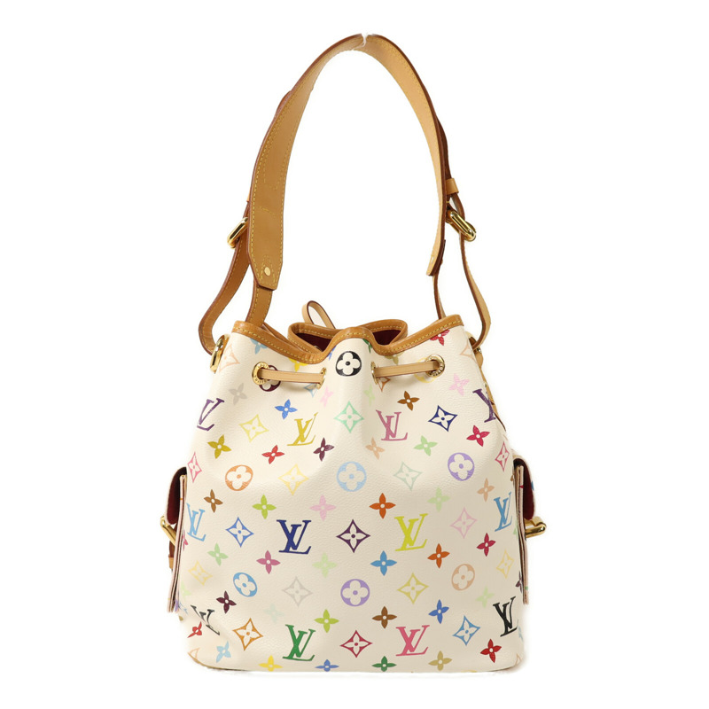LOUIS VUITTON Monogram Multicolore Petit Noe金扣肩背袋-1
