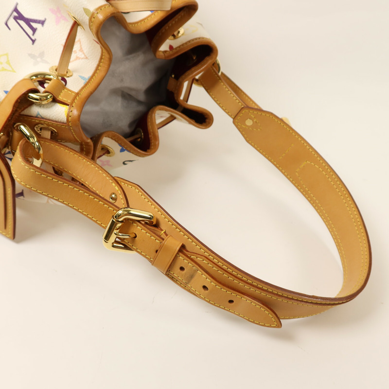 LOUIS VUITTON Monogram Multicolore Petit Noe金扣肩背袋-7