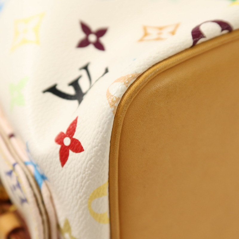 LOUIS VUITTON Monogram Multicolore Petit Noe金扣肩背袋-9