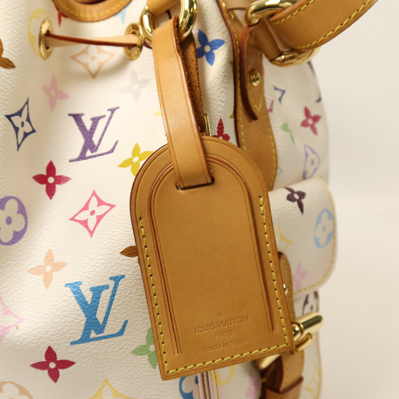 LOUIS VUITTON Monogram Multicolore Petit Noe金扣肩背袋-13
