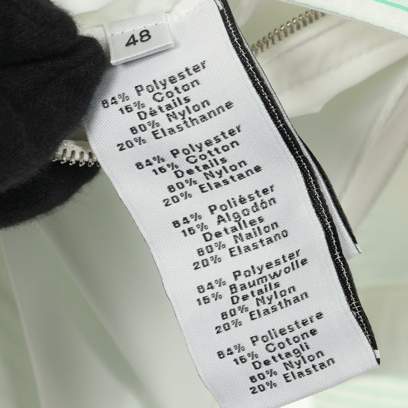 愛馬仕 (HERMES) 白色多色聚酯短夾克，二手男士48碼-3