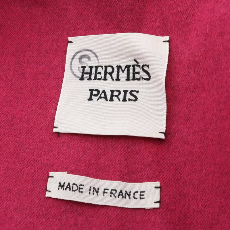愛馬仕 Serie 系列紐帶 其他夾克 真絲 羊絨 羊毛 真絲 紫色 粉紅色 二手 女士-2