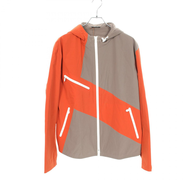 愛馬仕其他男士尼龍灰色棕色夾克（二手）-0