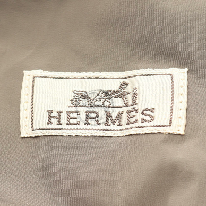 愛馬仕其他男士尼龍灰色棕色夾克（二手）-2