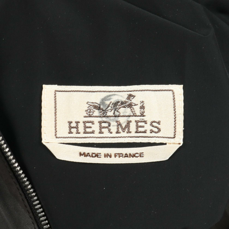 愛馬仕 Serie 紐帶 其他夾克 尼龍 黑色 二手 男士-3
