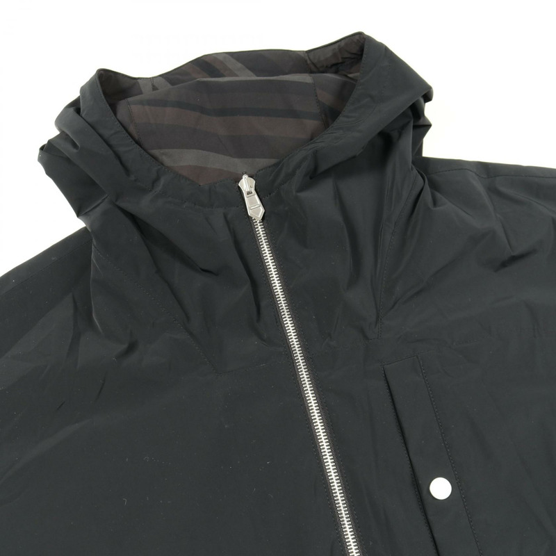 愛馬仕 Serie 紐帶 其他夾克 尼龍 黑色 二手 男士-8